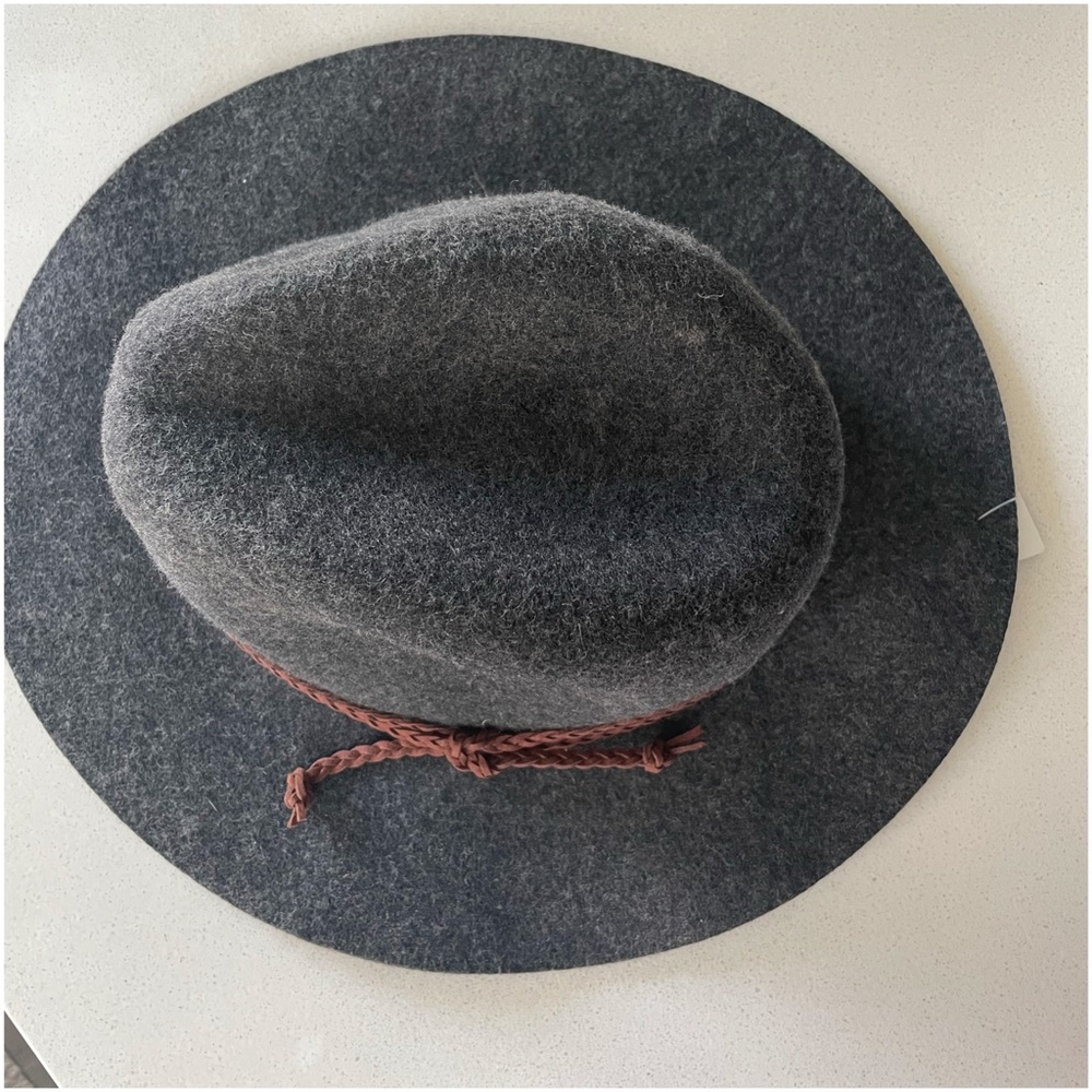 Boho Braided Trim Panama hat - Picture 7 of 7